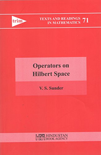 Stock image for Operators On Hilbert Space 71 for sale by Books in my Basket