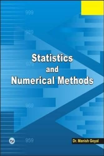 Stock image for Statistics and Numerical Methods for sale by Books Puddle