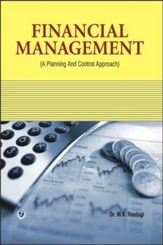 Beispielbild fr Financial Management: A Planning and Control Approach zum Verkauf von Books Puddle