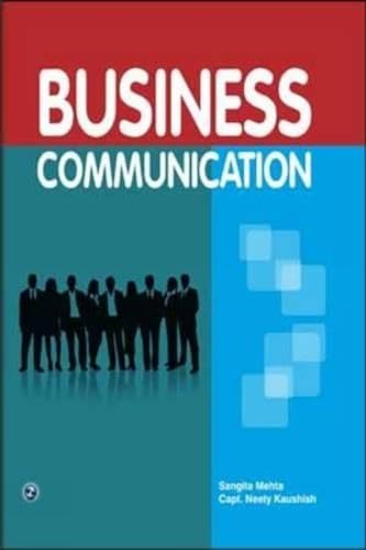 Beispielbild fr Business Communication zum Verkauf von Books Puddle