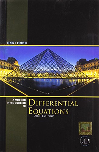 Stock image for A Modern Introduction to Differential Equations for sale by HPB-Red