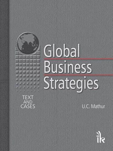 9789380578651: Global Business Strategies: Text and Cases
