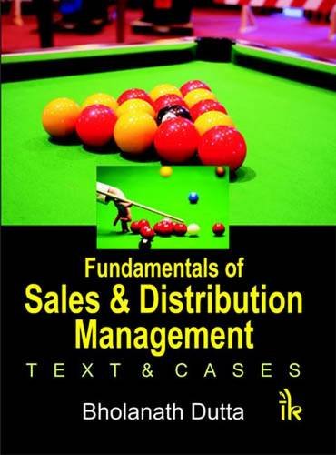 Stock image for FUNDAMENTALS OF SALES AND DISTRIBUTION MANAGEMENT for sale by Revaluation Books