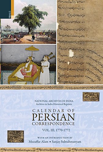 Stock image for Calendar of Persian Correspondence, 1770-1772 for sale by Books Puddle