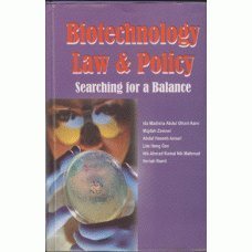 9789380615028: Biotechnology Law & Policy: Searching for a Balance