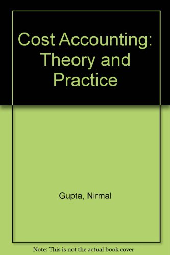 Cost Accounting Theory Practice Abebooks