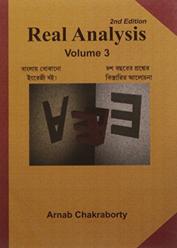 Stock image for Real Analysis Vol -3 for sale by Books in my Basket