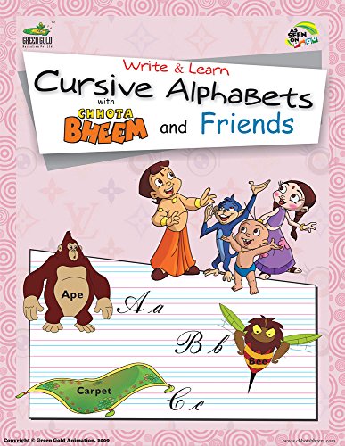 Stock image for Write and Learn Cursive Alphabets with Chhota Bheem and Friends: 1 for sale by HPB-Red