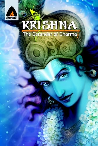 Stock image for Krishna: Defender of Dharma: A Graphic Novel (Campfire Graphic Novels) for sale by Zoom Books Company