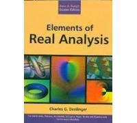 Elements of Real Analysis (9789380853154) by Charles G. Denlinger