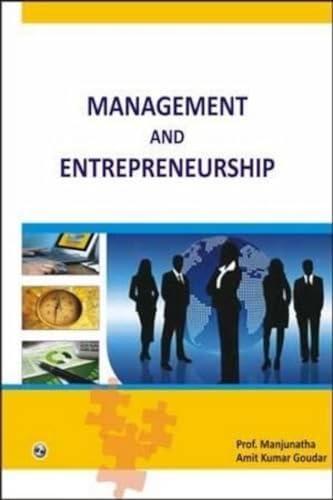 Imagen de archivo de Management and Entrepreneurship a la venta por Books Puddle