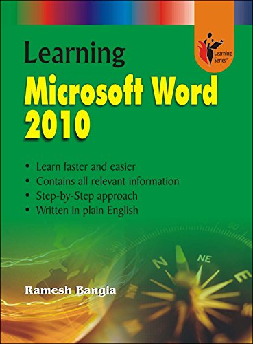 Stock image for Learning Microsoft Word 2010 for sale by Books Puddle