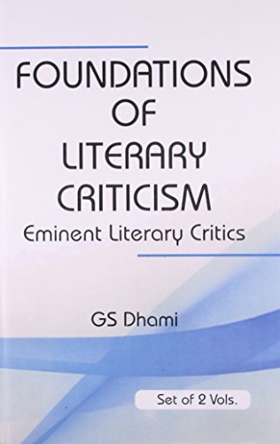 Stock image for Foundations of Literary Critism (2Vols) for sale by dsmbooks