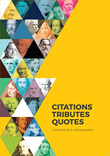 Beispielbild fr Citations, Tributes, Quotes zum Verkauf von Better World Books