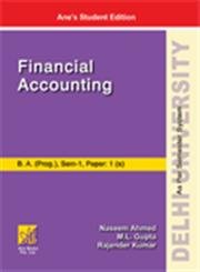 Beispielbild fr B.A.-Financial Accounting zum Verkauf von Books Puddle