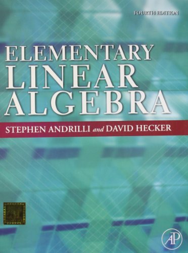 Stock image for Elementary Linear Algebra, 4Th Edition for sale by HPB-Red
