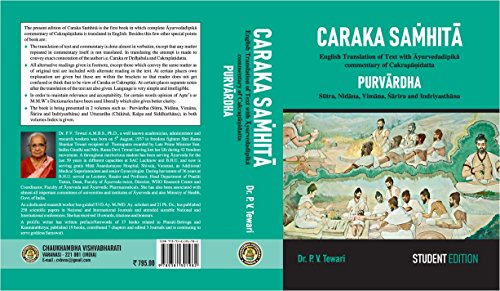 Stock image for Caraka Samhita: Text, Translation with English commentary of Ayurvedadipika by Cakrapanidatta, Volume 1 - Sutra,Nidan,Viman,Sarira and Indriya Sthana for sale by dsmbooks
