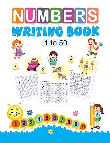 Stock image for Number Writing Book 1 to 50 for sale by Mispah books