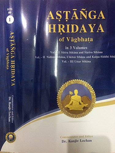 Imagen de archivo de Astanga Hrdaya of Vagbhata Vol. I : Sutra Sthana and Sarira Sthana (Reprint) a la venta por Vedams eBooks (P) Ltd