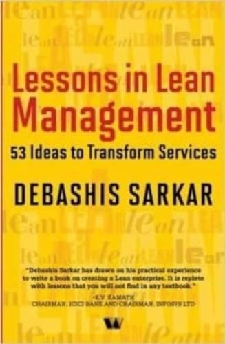Beispielbild fr Lessons in Lean Management 53 Ideas to Transform Services zum Verkauf von PBShop.store US
