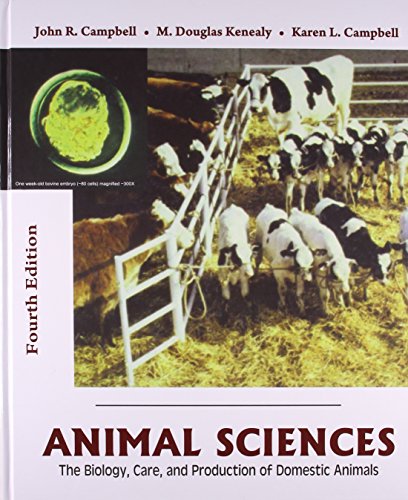 Imagen de archivo de Animal Sciences: The Biology, Care And Production Of Domestic Animals, (Hb) a la venta por GF Books, Inc.