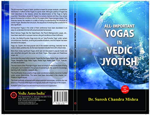 Beispielbild fr All - Important Yogas in Vedic Jyotish zum Verkauf von Vedic Book Services