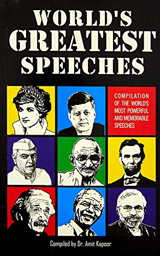 9789381841655: World's Greatest Speeches [Paperback] Dr Amit Kapoor