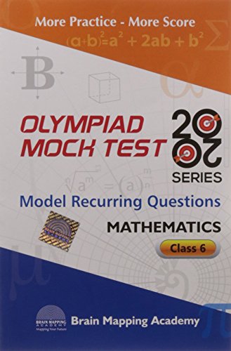 9789382058809: BMA's Olympiad Mock Test 20-20 Series - Mathematics for Class - 6