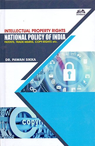 Beispielbild fr Intellectual Property Rights : National Policy Of India zum Verkauf von Books Puddle