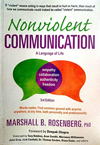 Imagen de archivo de Nonviolent Communication, 3rd Edition a la venta por HPB-Diamond