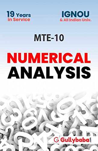 9789382688495: MTE-10 Numerical Analysis