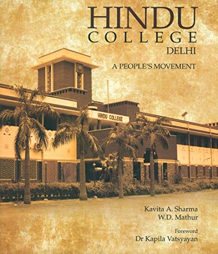 Hindu College Delhi: A Peopleâ  s Movement