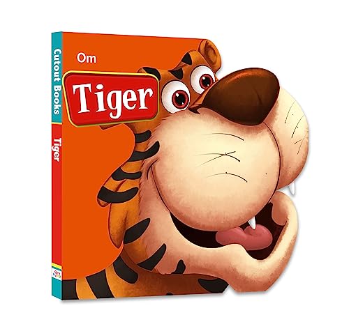 9789383202447: OM KIDZ Early Learning Cut Out Book: Tiger [Board book]