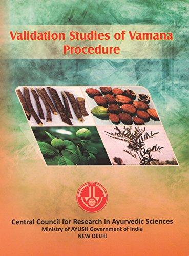 9789383864133: Validation Studies of Vamana Procedure [Paperback] [Jan 01, 2017] Central Council for Research in Ayurveda and Siddha