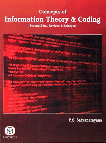 Stock image for Concepts of Information Theory and Coding for sale by Vedams eBooks (P) Ltd