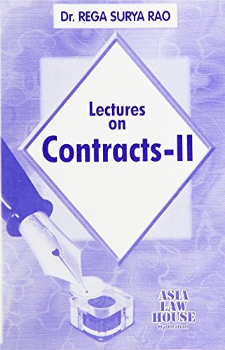 Stock image for Lectures on Contract - II for sale by dsmbooks