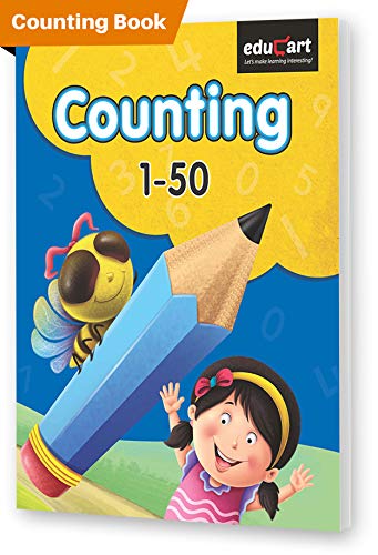 Stock image for Educart Mathematics Counting Book 1-50 For 3 - 6 Years Kids 2019 (Classic Series) for sale by Mispah books