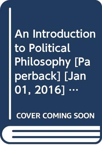 9789385436970: An Introduction to Political Philosophy