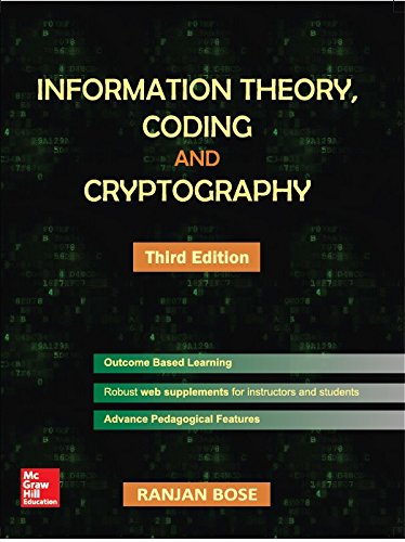 Stock image for Information Theory Coding And Cryptography 3Rd Edn for sale by Books in my Basket