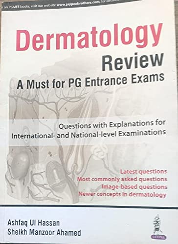 9789385891267: Dermatology Review: A Must for PG Entrance Exams