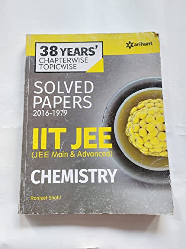 9789385980732: 38 Years' Chapterwise Topicwise Solved Papers (2015-1979) IIT JEE Chemistry