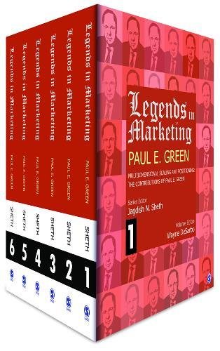 Imagen de archivo de Legends in Marketing: Paul E. Green a la venta por Revaluation Books