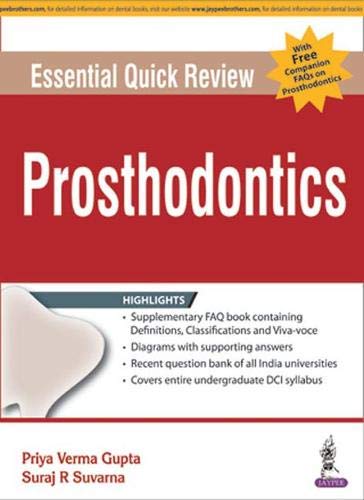 Stock image for Essential Quick Review: Prosthodontics for sale by TextbookRush