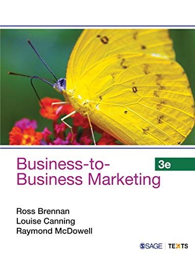 Imagen de archivo de Business To Business Marketing a la venta por Books Puddle