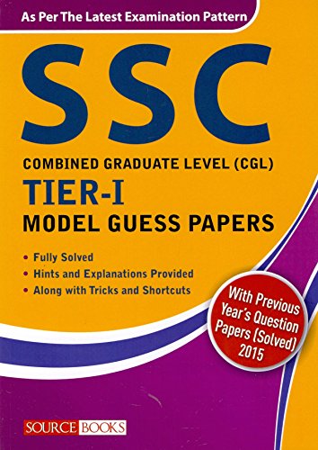 Imagen de archivo de Ssc Combined Graduate Level (Cgl) Tier I, Model Guess Paper a la venta por Books in my Basket