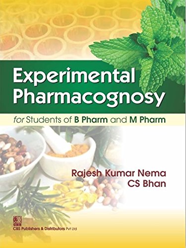 Stock image for Experimental Pharmacognosy For Students Of B Pharm And M Pharm for sale by Books in my Basket