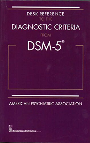 Beispielbild fr Desk Reference to the Diagnostic Criteria from DSM-5 zum Verkauf von Goodwill Books