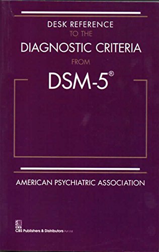 Stock image for Desk Reference to the Diagnostic Criteria from DSM-5 for sale by Goodwill Books