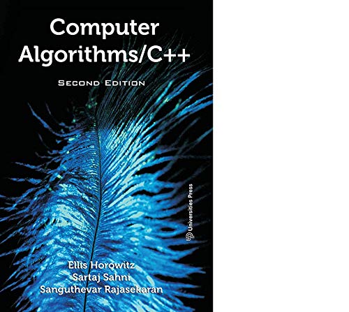 Stock image for Computer Algorithms C++ for sale by Vedams eBooks (P) Ltd