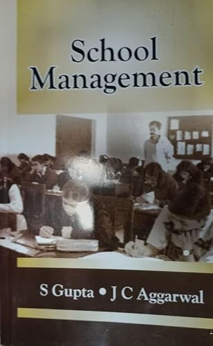 Stock image for SCHOOL MANAGEMENT for sale by Books Puddle